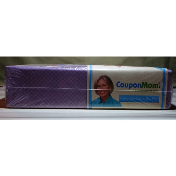 Coupon Mom! Coupon Binder and EXTRAS Holds 300 Coupons Set NIP - Purple Plaid - Picture 4 of 9